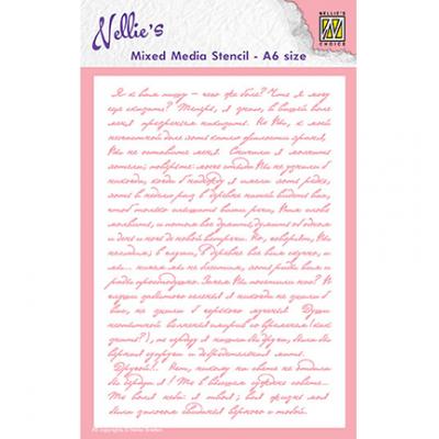 Nellie's Choice Stencil - Writing